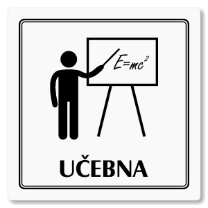 Učebna, 80x80mm, bílá, Utah